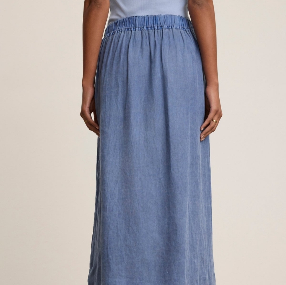 Love Tree Light Blue Maxi Skirt